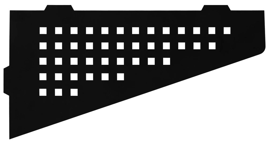 Fürdőszobai polc SF05 black matt