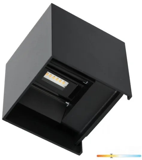 LED Kültéri fali lámpa QUERK 2xLED/3W/230V 3000K IP54 fekete