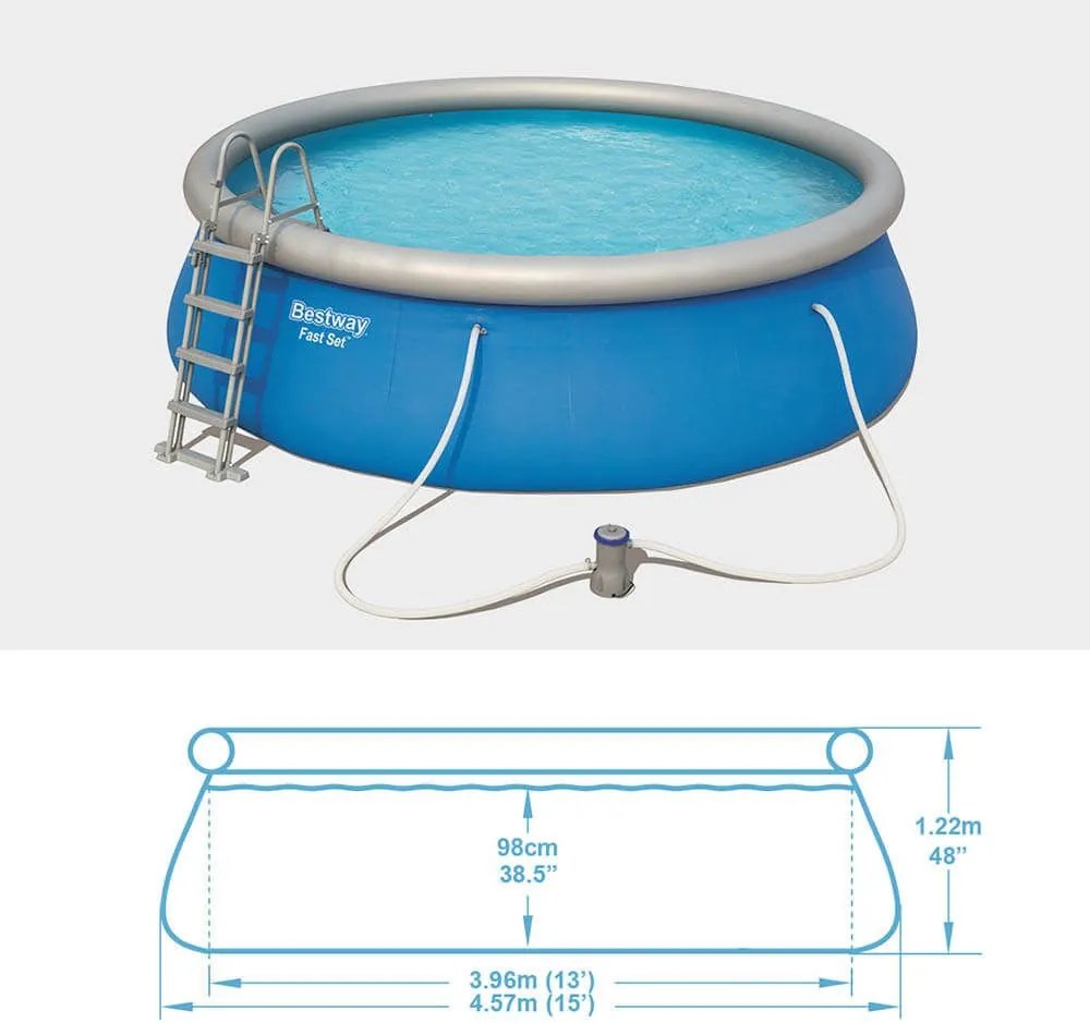 Bestway Palermo felfújható medence szett 457 x 122 cm