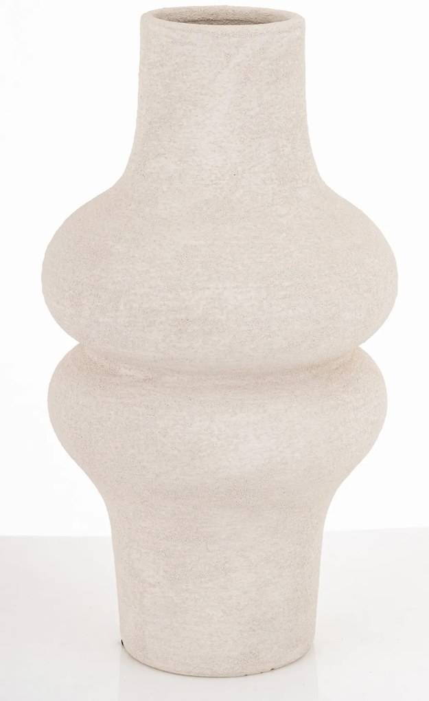 Evora design Váza kerámia fehér 35x18.5x18.5cm