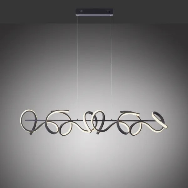 Leuchten Direkt 19033-18 - LED Szabályozható csillár zsinóron CURLS 4xLED/10,2W/230V