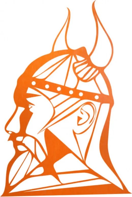 Faragott fából készült falikép Viking - RAGNAR