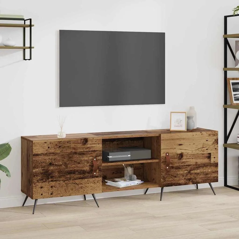 TV szekrény Régi fa 150 x 30 x 50 cm Faanyag