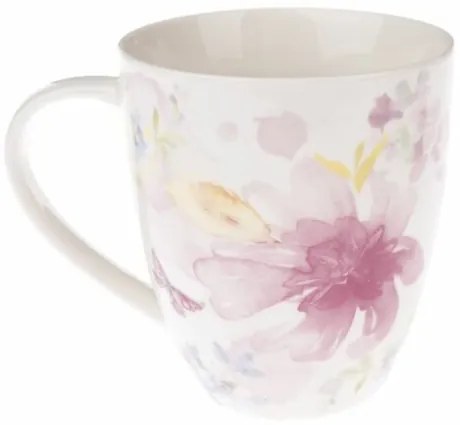 Flower porcelán bögre, 490 ml