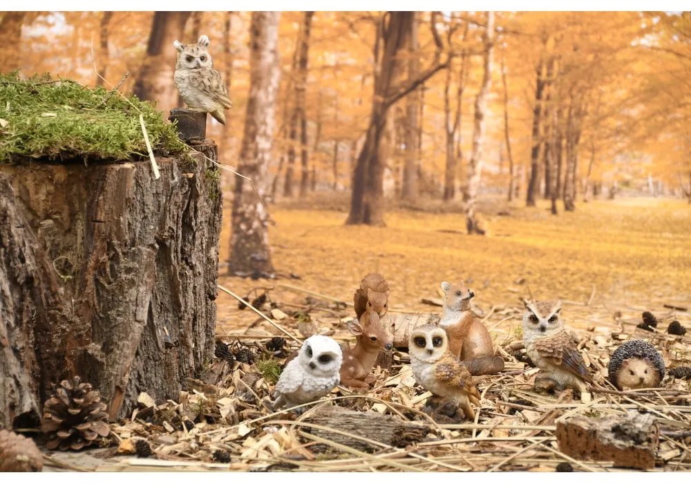 Poligyanta kerti leszúrható dekoráció szett 4 db-os Forest – Esschert Design