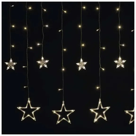 LED karácsonyi fényfüggöny 115xLED/1,35W 6,85x1,05 m meleg fehér