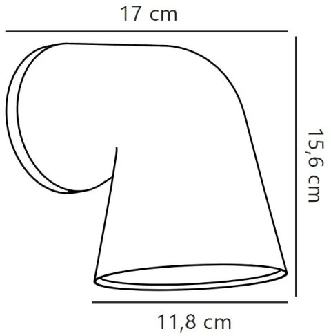 Nordlux - Kültéri fali lámpa FRONT 1xGU10/28W/230V IP44 fekete