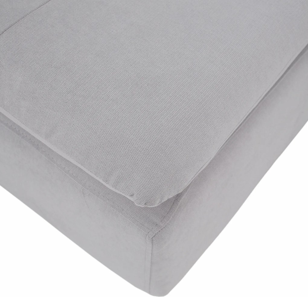 Ülőgarnitúra, világosszürke/púderrózsaszín, szövet, balos, BRATO