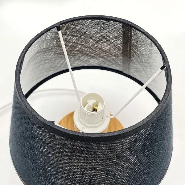 Brilagi - LED Asztali lámpa ANTHONY 1xE14/40W/230V tölgy/fekete