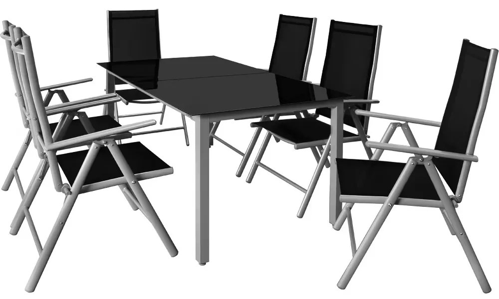 Deuba Alumínium garnitúra Alu 1+6 - ezüst