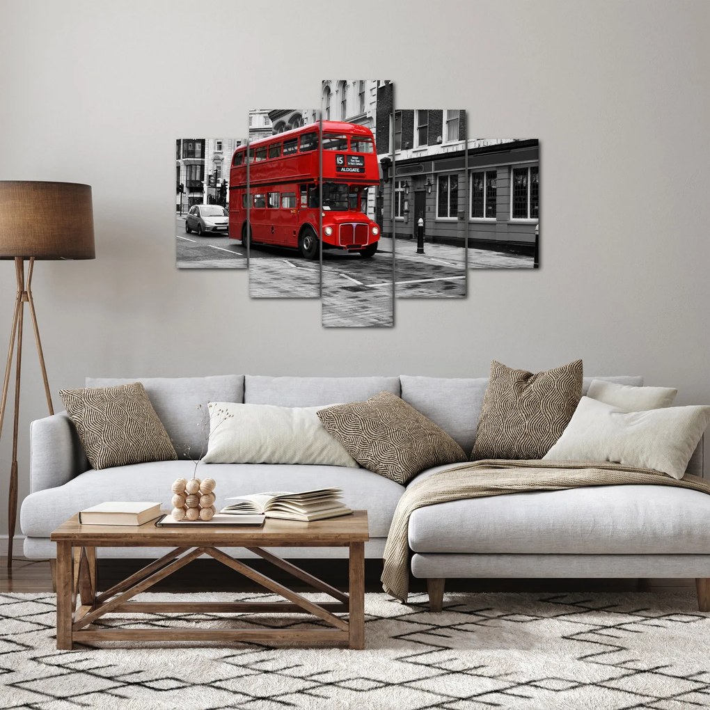 Kép - London busszal (150x105 cm)