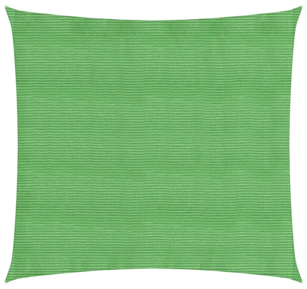 világoszöld HDPE napvitorla 160 g/m² 4,5 x 4,5 m