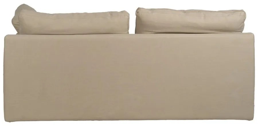 Bézs len kanapé 180 cm – Ixia