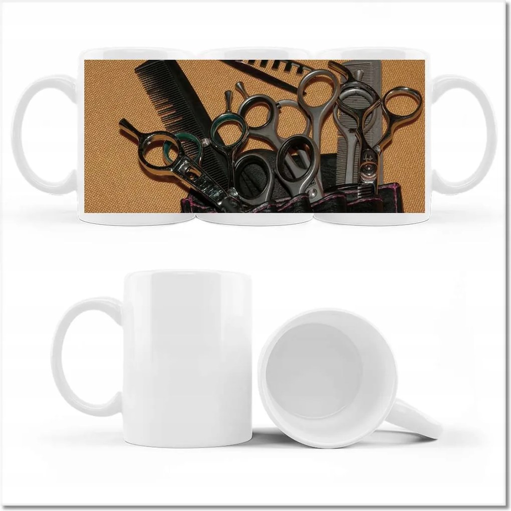 Fényképes bögre Fodrász felszerelés