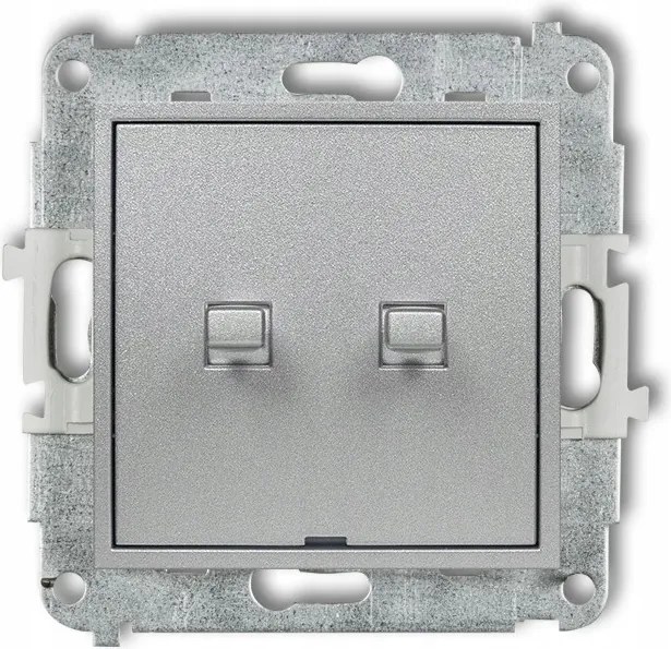 Amerikai dupla ezüst kapcsoló Mini 7MWPUS-2 Karlik