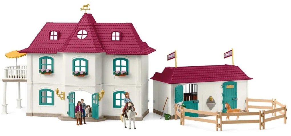 Schleich 42706 Tájház és istálló a tónál