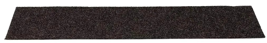 30 db barna lépcsőszőnyeg öntapadós téglalap alakú 76x20 cm