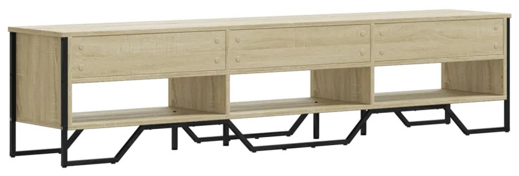 sonoma tölgyszínű szerelt fa TV-szekrény 180 x 34 x 41 cm