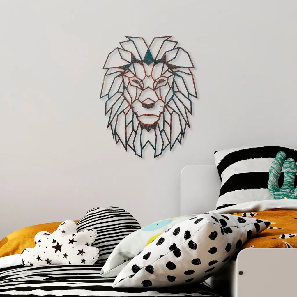 Lion fém fali dekoráció, 40 cm – TR891TNL2419