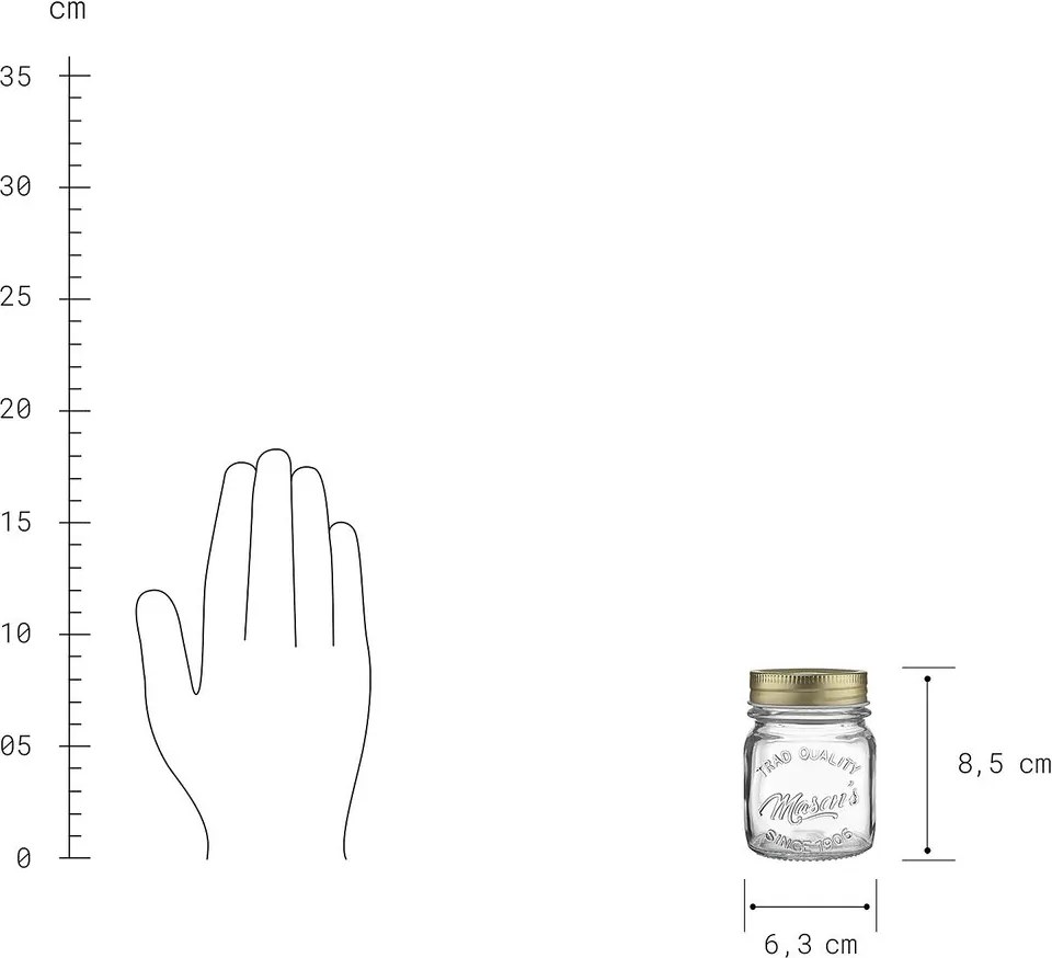 MASON'S befőttes üveg 150 ml