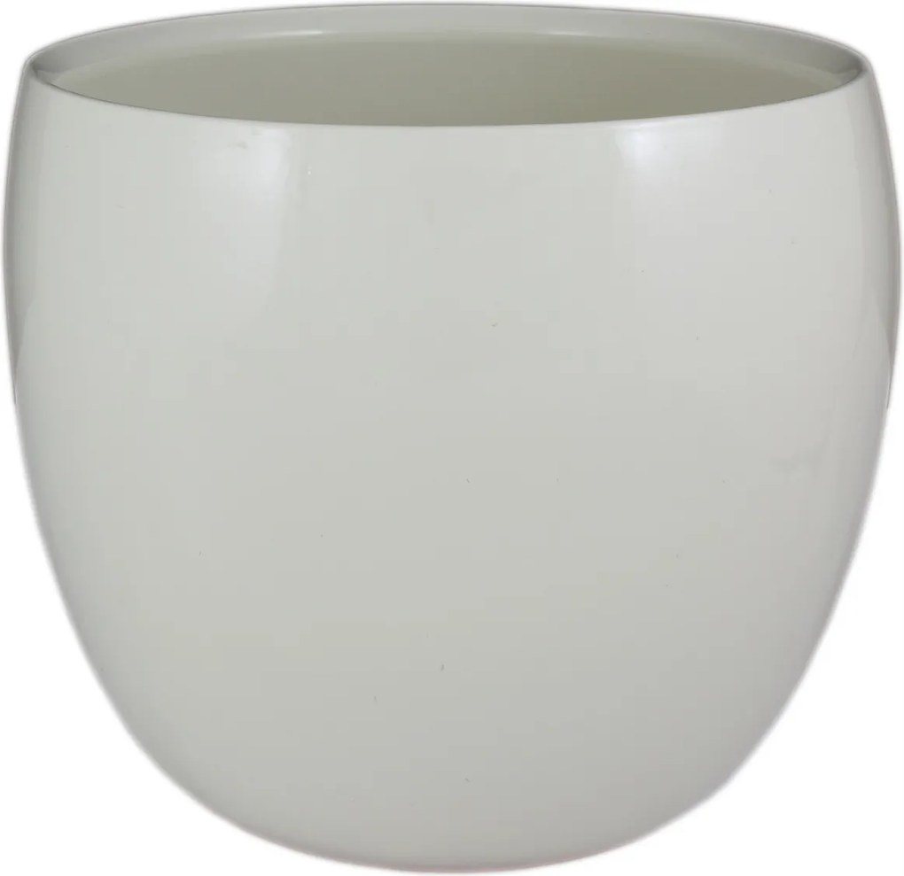 Krémszínű kerámia takaróponyva kerek 15 cm