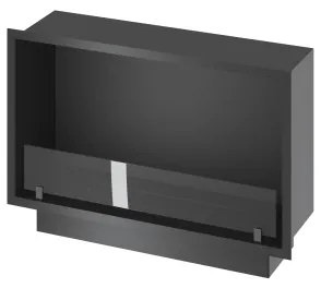 InFire - Beépített BIO kandalló 49,4x84,4 cm 3,5kW fekete