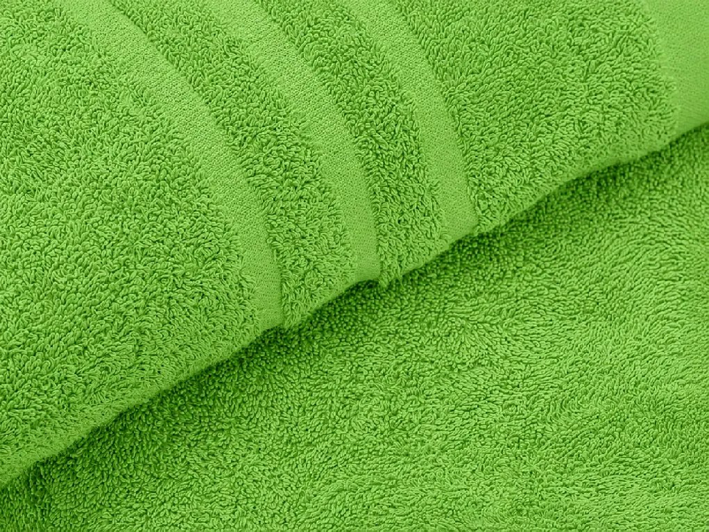 CLASSIC COLOR fürdőlepedő 70 x 140 cm zöld, 100% pamut