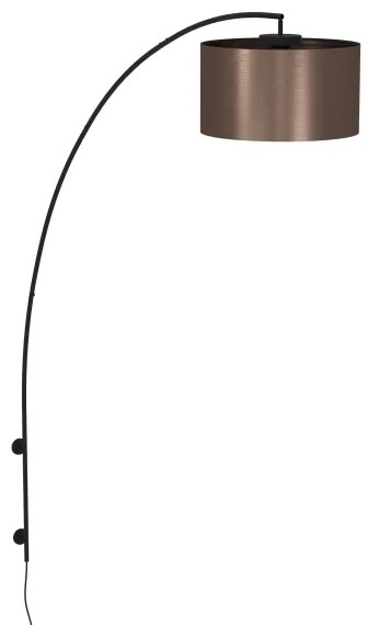 Eglo 390407 - Fali lámpa SAGANTO 1xE27/40W/230V réz