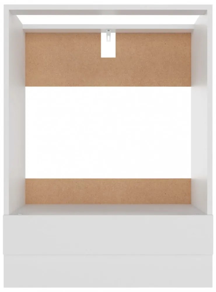 “Riga” fehér szerelt fa sütőszekrény 60 x 46 x 81,5 cm