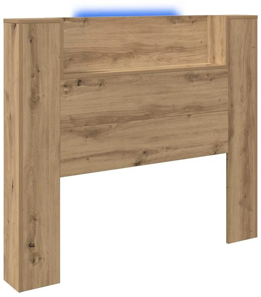 Fejtámla polcokkal Artisan tölgy 120 x 15 x 103,5 cm Faanyag