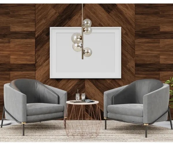 ITALUX PND-406007-V5-HBR - CANELLO 5xG9/5W/230V mennyezeti lámpa, réz