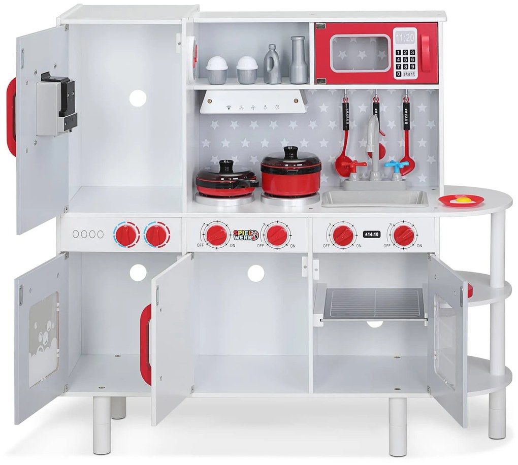 Deuba Gyerek fa játékkonyha tartozékokkal