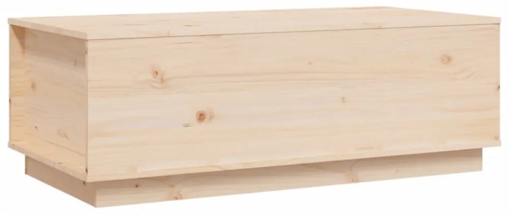tömör fenyőfa dohányzóasztal 100x50x35 cm