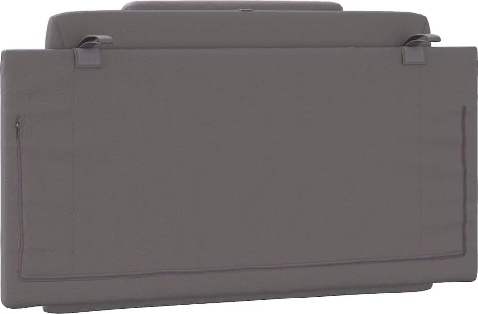 szürke műbőr fejtámla párna Viana 100 cm