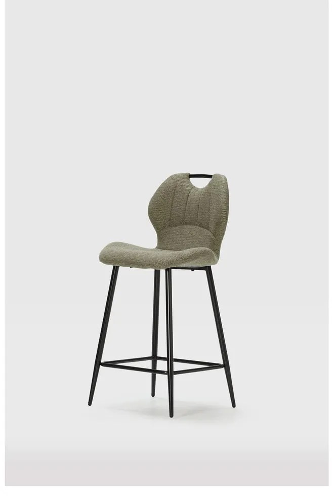 Zöld bárszék szett 2 db-os (ülésmagasság 65 cm) Muli – Marckeric