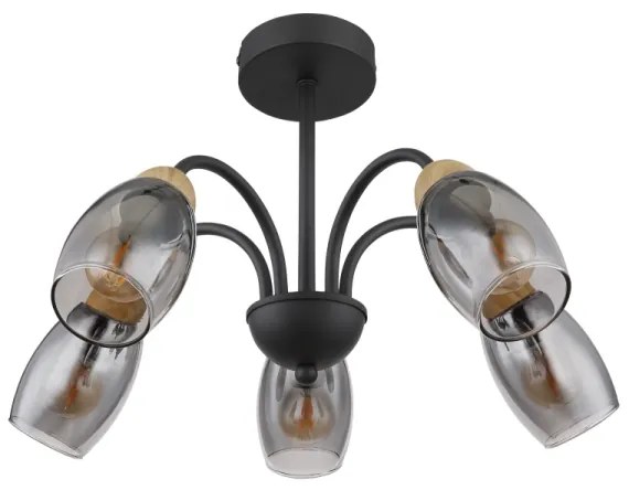 Globo 60297-5D - Csillár rúdon GERLY 5xE14/25W/230V