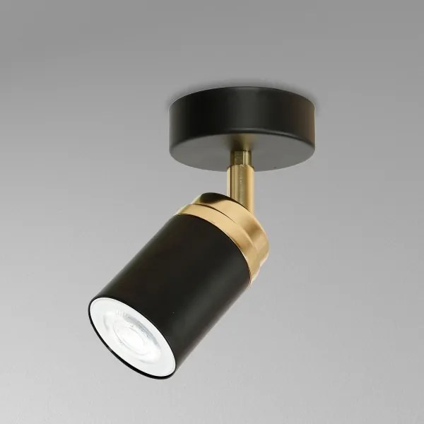 Spotlámpa RENO 1xGU10/8W/230V fekete/arany