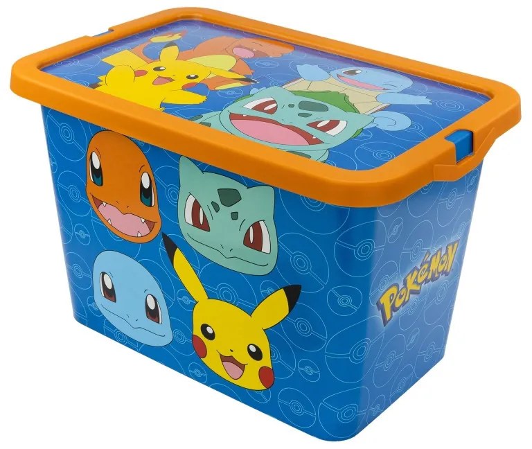 Pokémon Rock műanyag tároló doboz 7 L