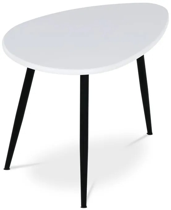 Lerakóasztal 60 × 40 × 45 cm, MDF, fehér AF-3011 WT