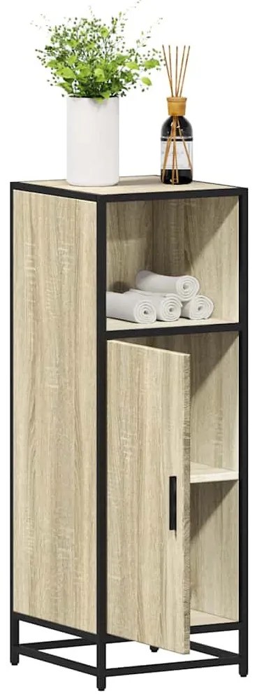 sonoma tölgyfa fürdőszobaszekrény 35 x 37,5 x 100 cm