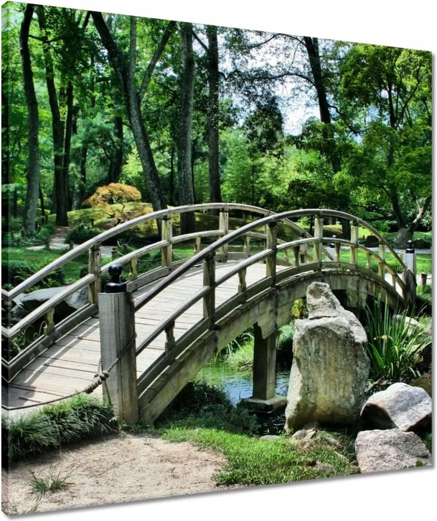 Vászonkép 60x60 Fa híd