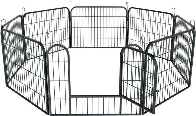 Fém kutyaketrec  kisállatoknak 80 x 60 cm