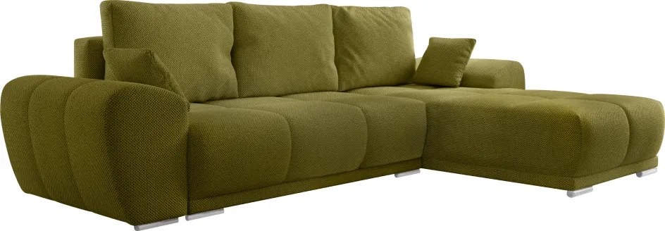 Univerzális ülőgarnitúra, olívazöld, KERIM ROH