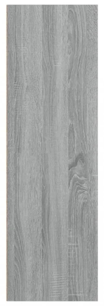 szürke sonoma szerelt fa könyv-/tálalószekrény 66 x 30 x 98 cm