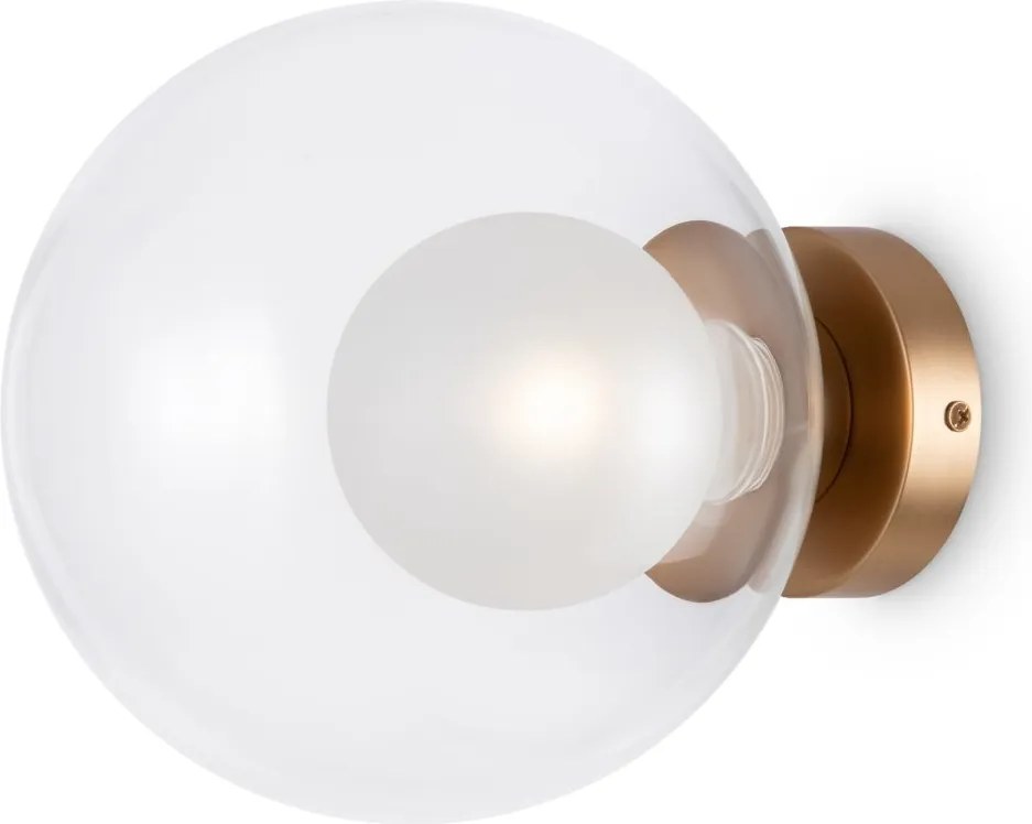 Maytoni modern fali lámpa basic form átlátszó arany mymod521wl-01g3