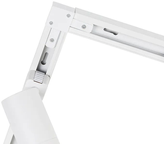 Modern 1 fázisú sínrendszer 14 spotlámpával fehér - Jeana