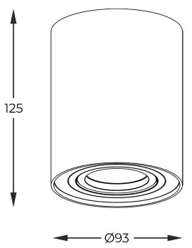Zuma Line 20038-WH - Spotlámpa RONDOO SL 1 1xGU10/50W/230V fehér