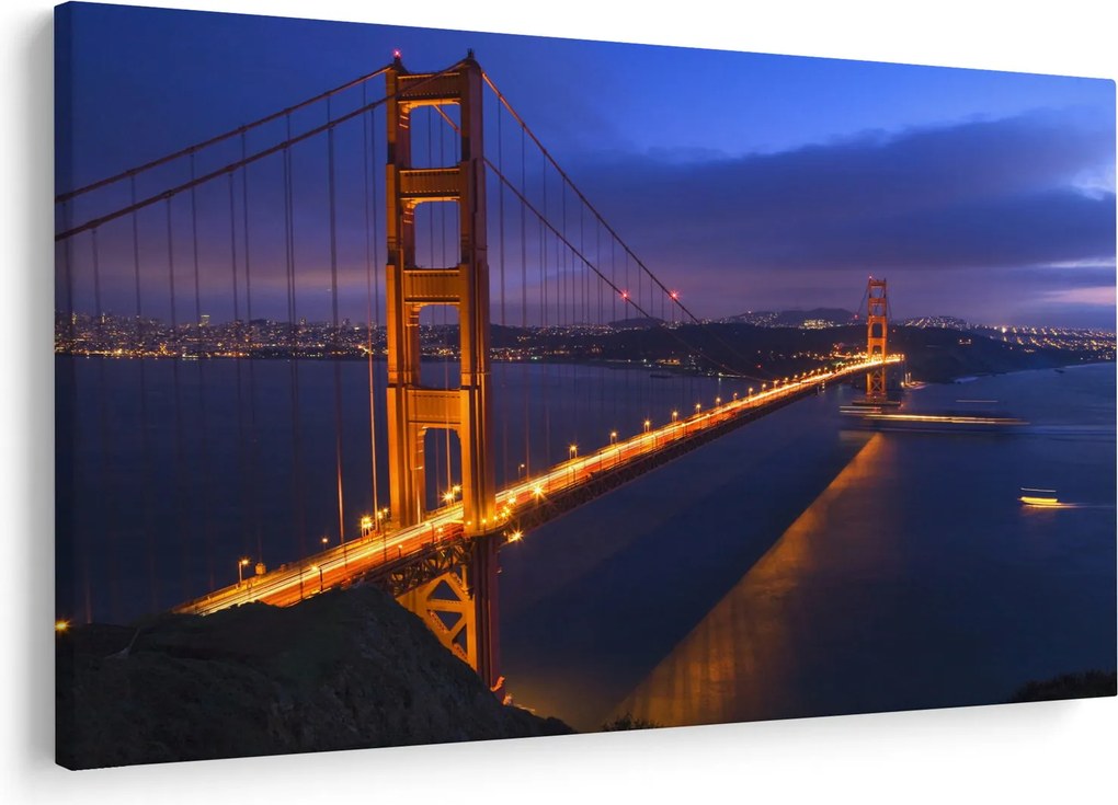 Kép - Golden Gate híd (90x60 cm)