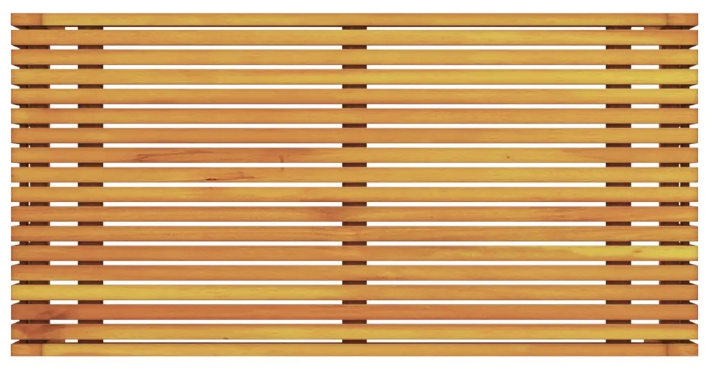 Kerti Kávéasztal 110x55x35 cm Tömör Fa Akác