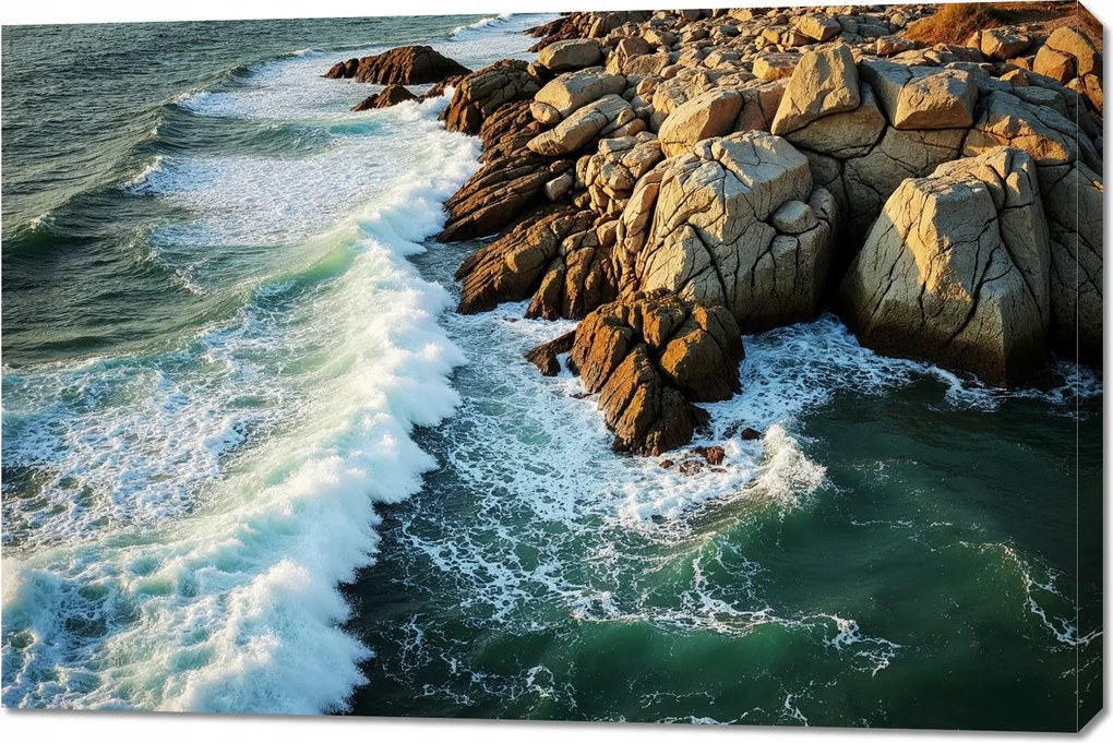 Vászonkép 120x80cm Vászonkép Hálószoba Nappaliba Panoráma Sziklák